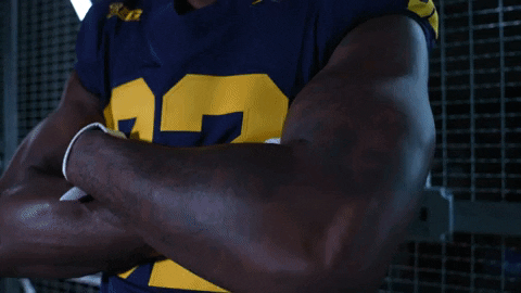 Go Blue Ncaa Football GIF by Michigan Athletics