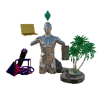 The Wrong 3D Sticker by Vince Mckelvie