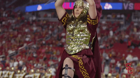 Celebrate Marching Band GIF by USC Trojans