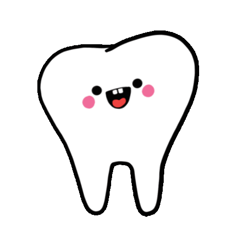 Teeth Tooth Sticker by kawaiiumis