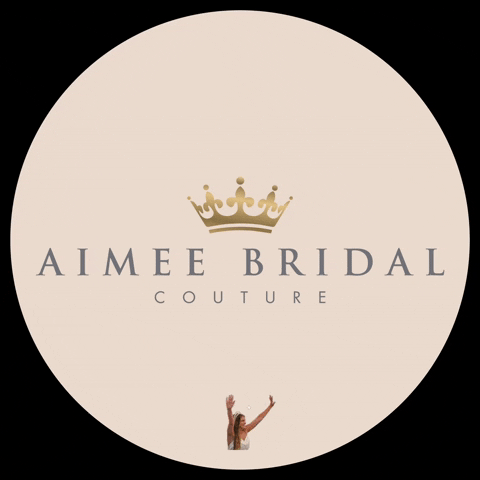 aimeebridal giphyattribution logo with bride GIF