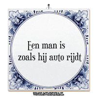 Humor Auto Sticker by Tegelspreuken.nl