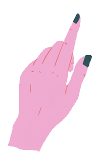 Hand Point Sticker