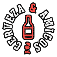 ClubParrillerosWeber cerveza chela carbon parrilla Sticker