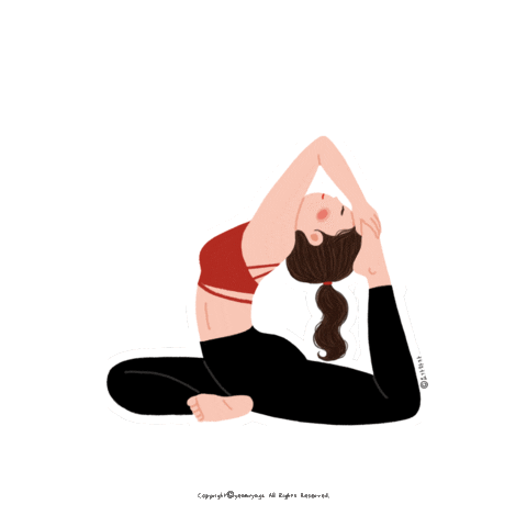 Yoga Yogini Sticker