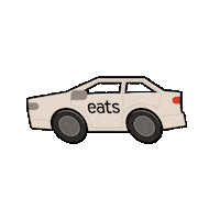 Car Driving Sticker by coupangeats