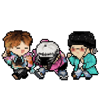 G Dragon Pixel Sticker