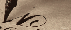Calligraphy Person GIF