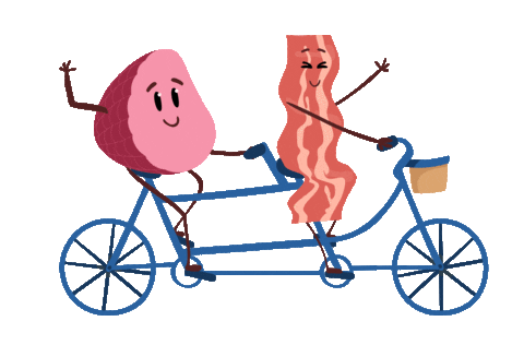 Olymel giphyupload bacon velo lafleur Sticker