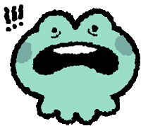 Frog What Sticker by asinastra