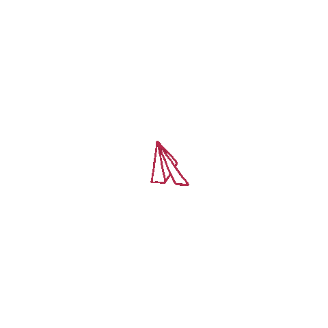 Flying Paper Airplane Sticker