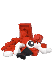 3D Toy Sticker by LEGO