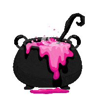 Pink Halloween Sticker by DNA.CE74