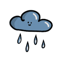 Clouds Hello Sticker