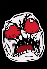Angry Red Eyes GIF by Rageguy