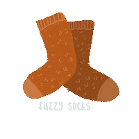 Fall Socks Sticker