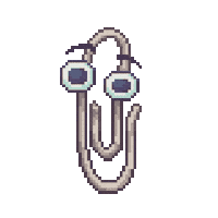 Wink Pixel Art Sticker