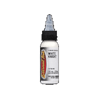 White Knight Tattoo Sticker by Eternal Ink