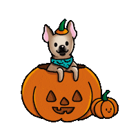 Halloween Cartoon Sticker by TEHZETA