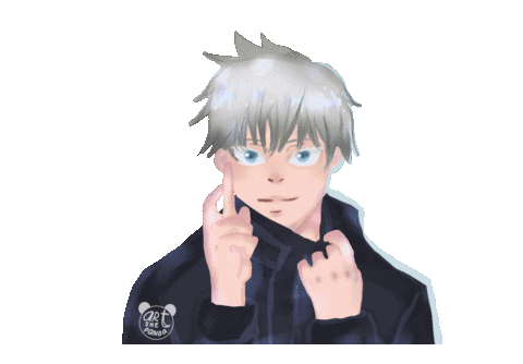 Artshepanda giphyupload jujutsu kaisen jjk gojo Sticker