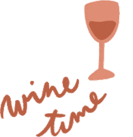 Wine Evening Sticker by j.s.f.d.v.m.a.