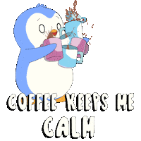 Shaking Good Morning Sticker by Pudgy Penguins