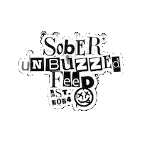 Buzz Feed Sticker by The Sober Curator