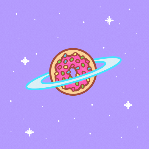 Donut Saturn GIF by 100% Soft