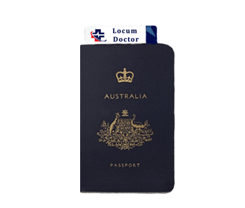 Passport Sticker by Prestige Medical Recruitment