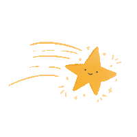 Shooting Star Wow Sticker by Buttersquibs