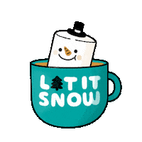 Christmas Coffee Sticker