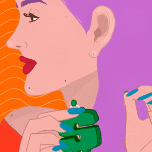 Red Lips Dollar GIF by MSD Online Shop