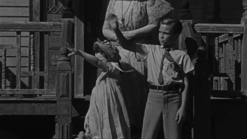 black and white goodbye GIF