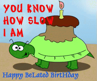 Belated Birthday GIF