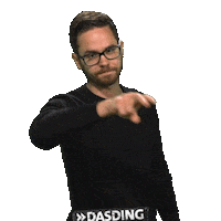 I See You Point Sticker by DASDING