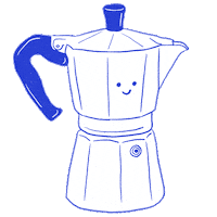 Coffee Illustration Sticker