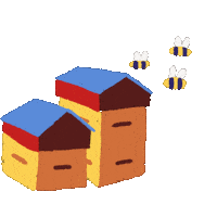 Bee Honey Sticker by Ivry94