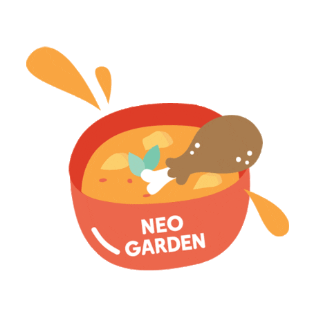 chicken curry Sticker by neogardencatering