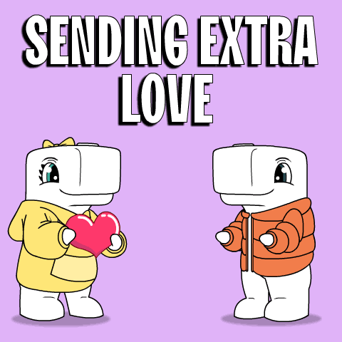 Love You Hearts GIF by Ordinary Frends