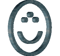 Smiley Face 3D Sticker