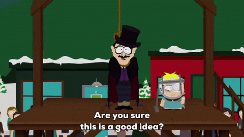hanging butters stotch GIF by South Park 