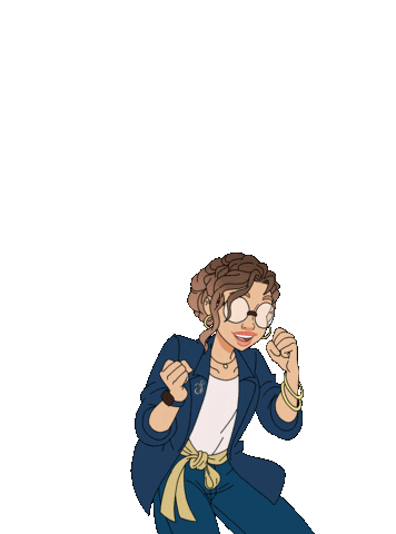 Happy Emma Sticker by Ambitions Féminines