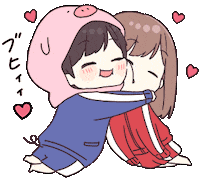 Cuddle Love Sticker by jerseycouple