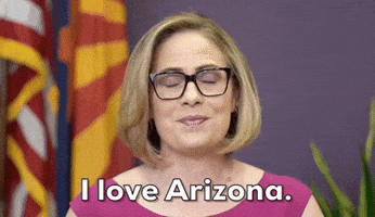 Retiring Kyrsten Sinema GIF