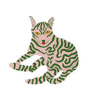 Cat Love Sticker by Fija Bien