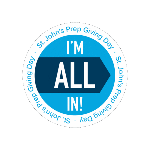 stjohnsprep giphygifmaker giving day st johns prep Sticker