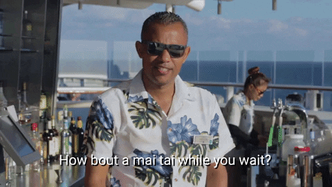 Refreshing Happy Hour GIF by Celebrity Cruises Gifs