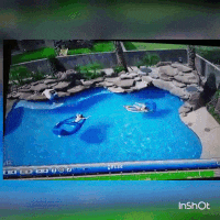 pool happens GIF