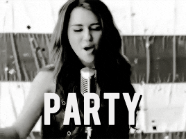 miley cyrus party in the usa GIF