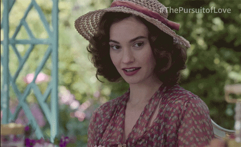 Happy Lily James GIF by Amazon Prime Video